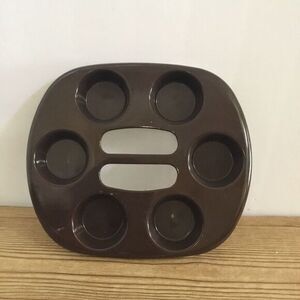 NORDIC WARE Egg'n Muffin Pan for Microwave and Conventional Oven EUC